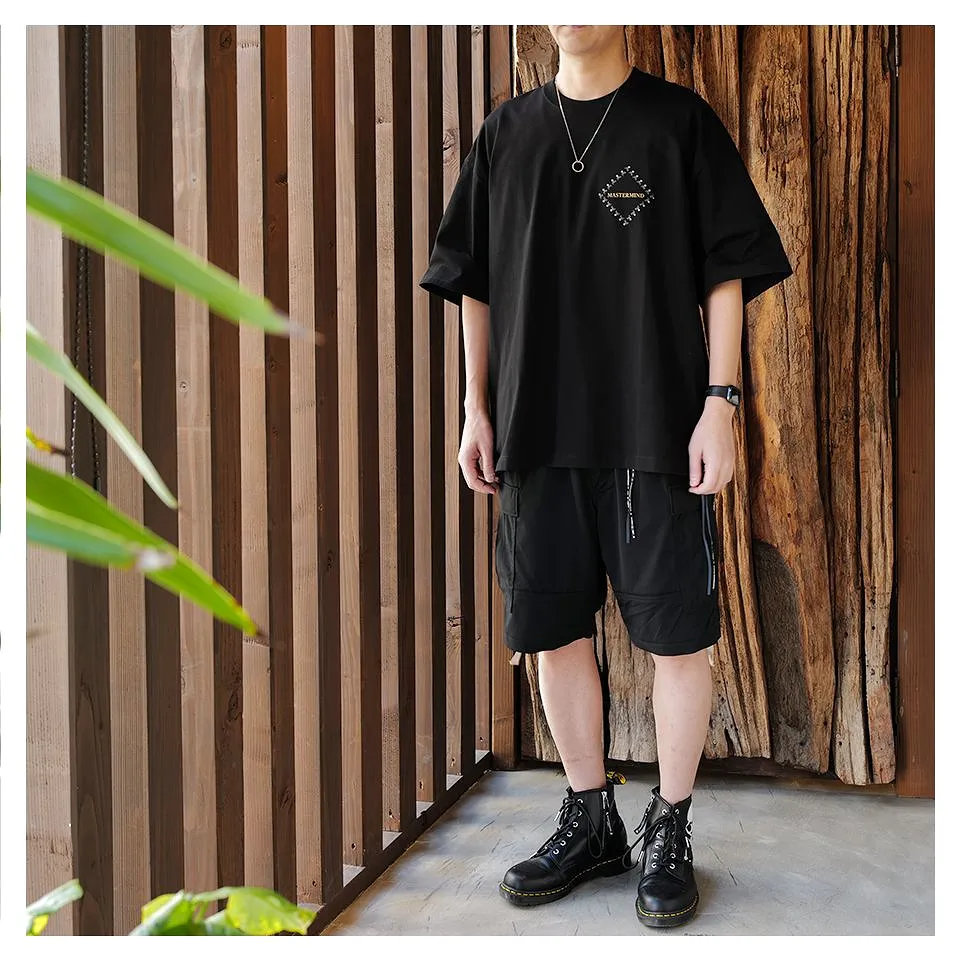 Mastermind Square Logo Boxy Tee Black