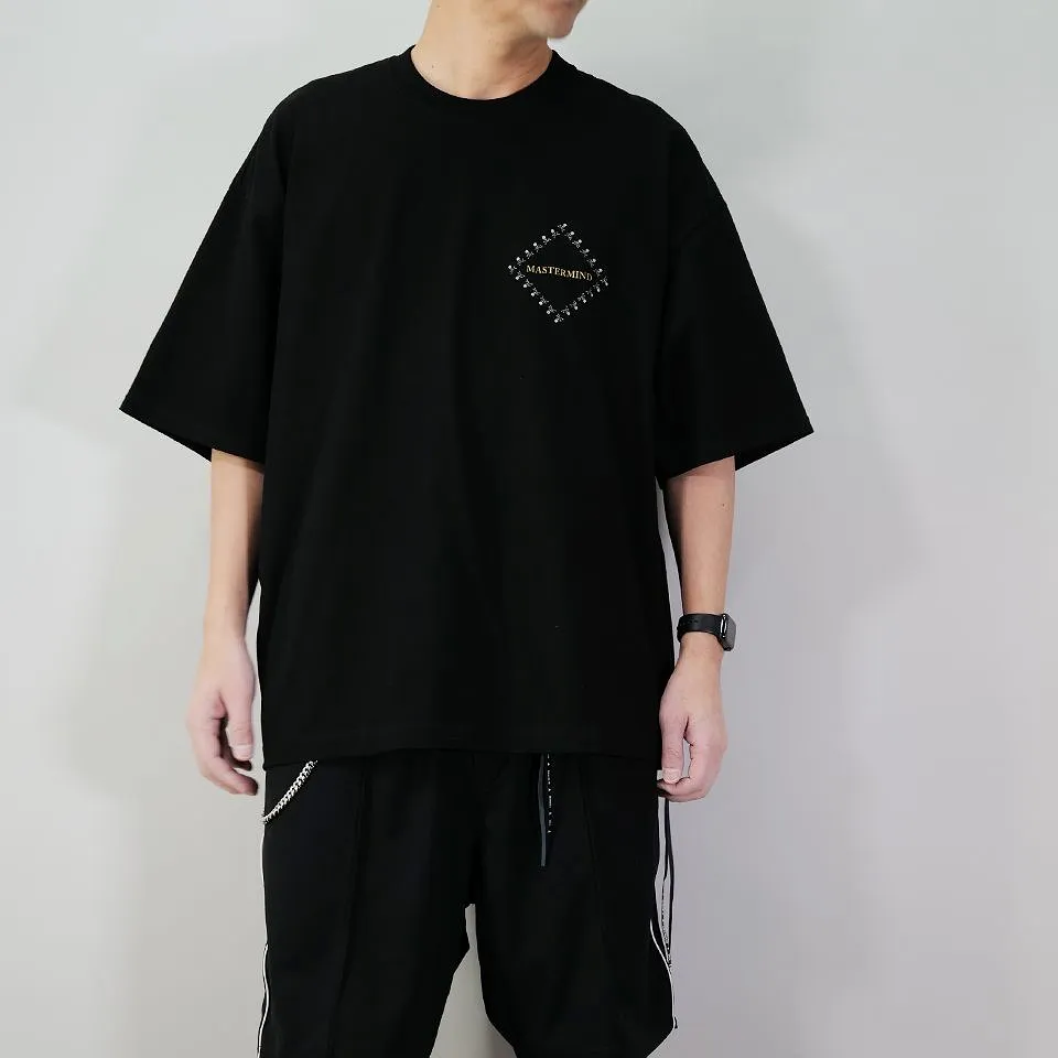 Mastermind Square Logo Boxy Tee Black