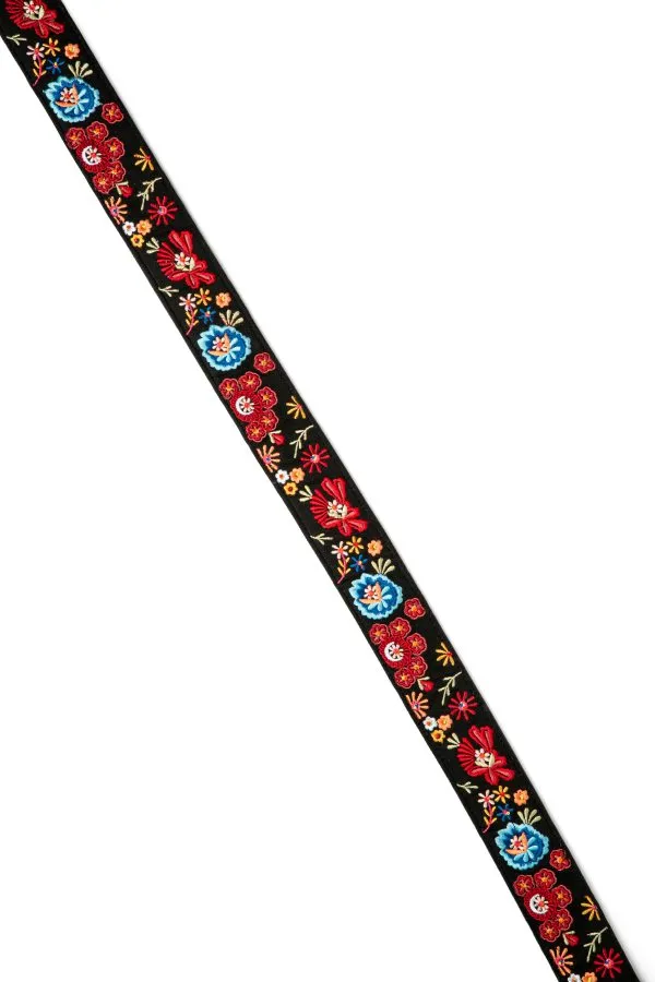 Midnight Garden Embroidered Strap