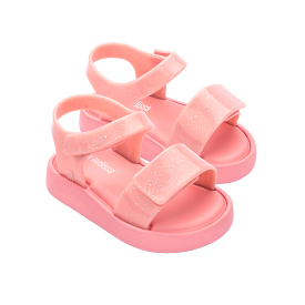 Mini Melissa Jump Sandal BB - Pink / Glitter Pink