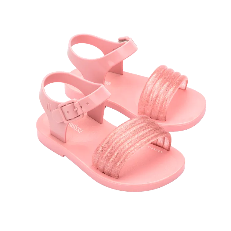 Mini Melissa Mar Wave BB - Pink / Glitter Pink