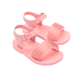 Mini Melissa Mar Wave BB - Pink / Glitter Pink