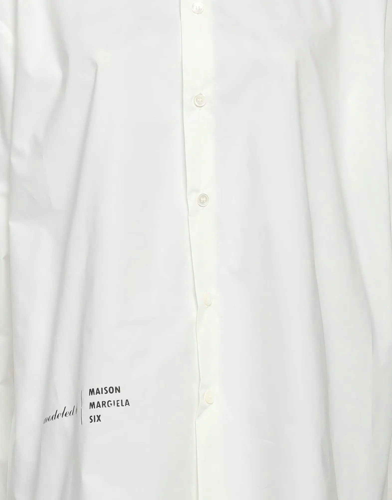 MM6 Maison Margiela  |Casual Style Street Style Long Sleeves Plain Cotton Logo