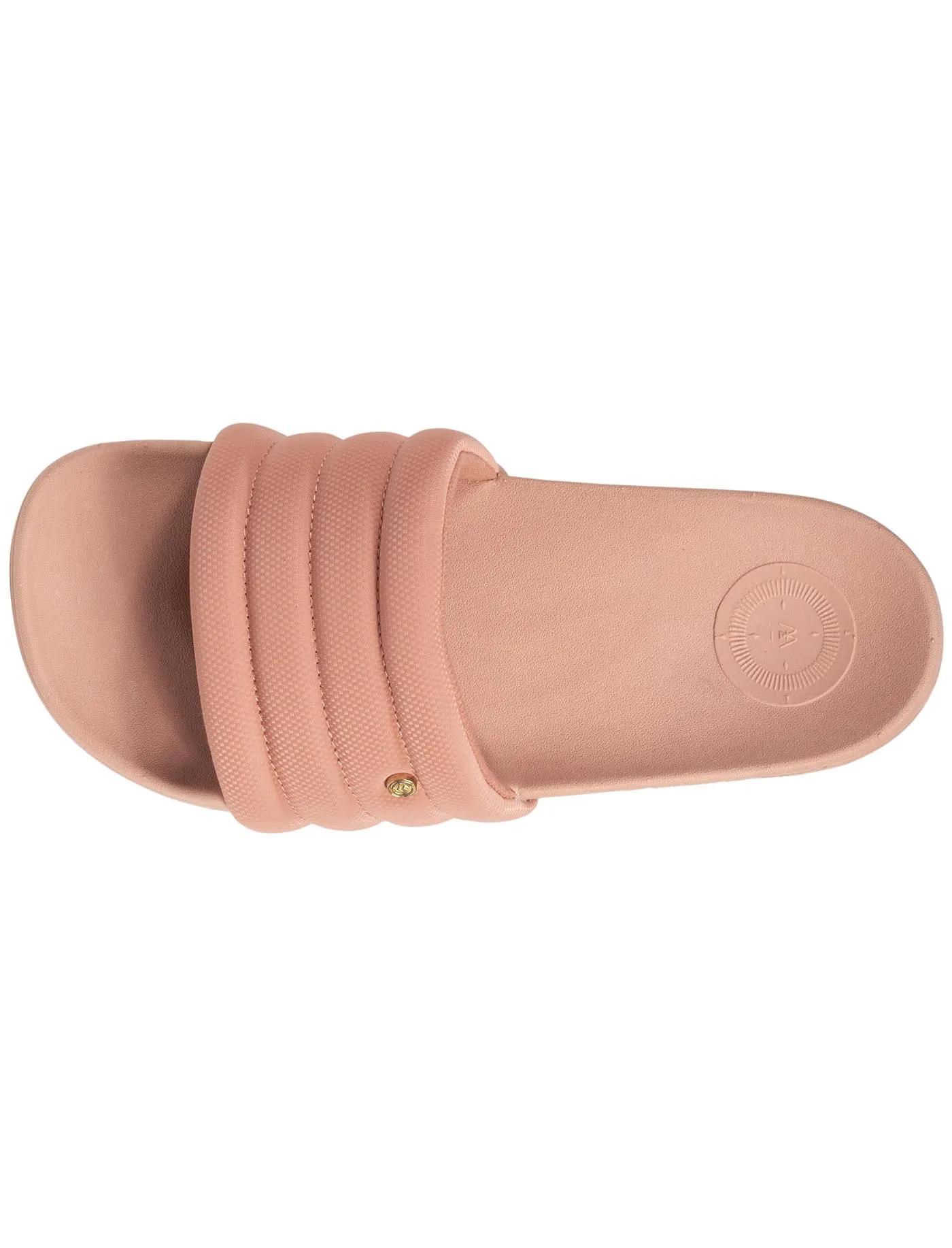 Mules claquettes Femme matelassé Rose