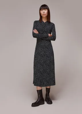 Multicolour Rumi Spot Jersey Dress