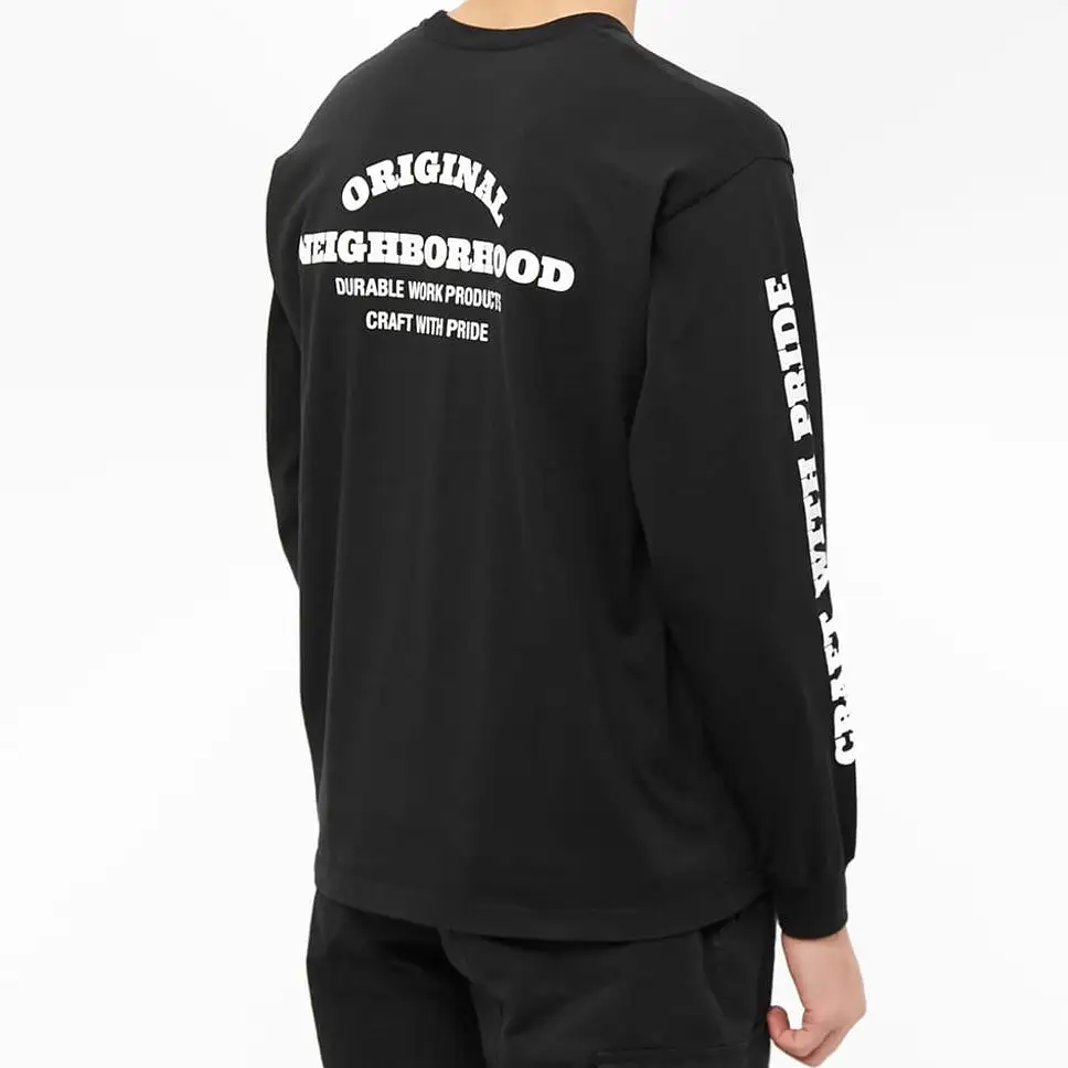 Neighborhood NH-7 Long Sleeve Tee Black