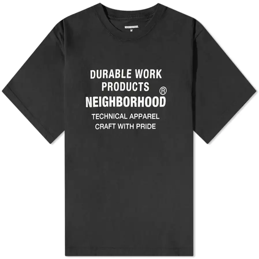 Neighborhood NH-8 SS Tee Black