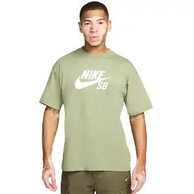 Nike SB Tee Logo HBR Oil Green