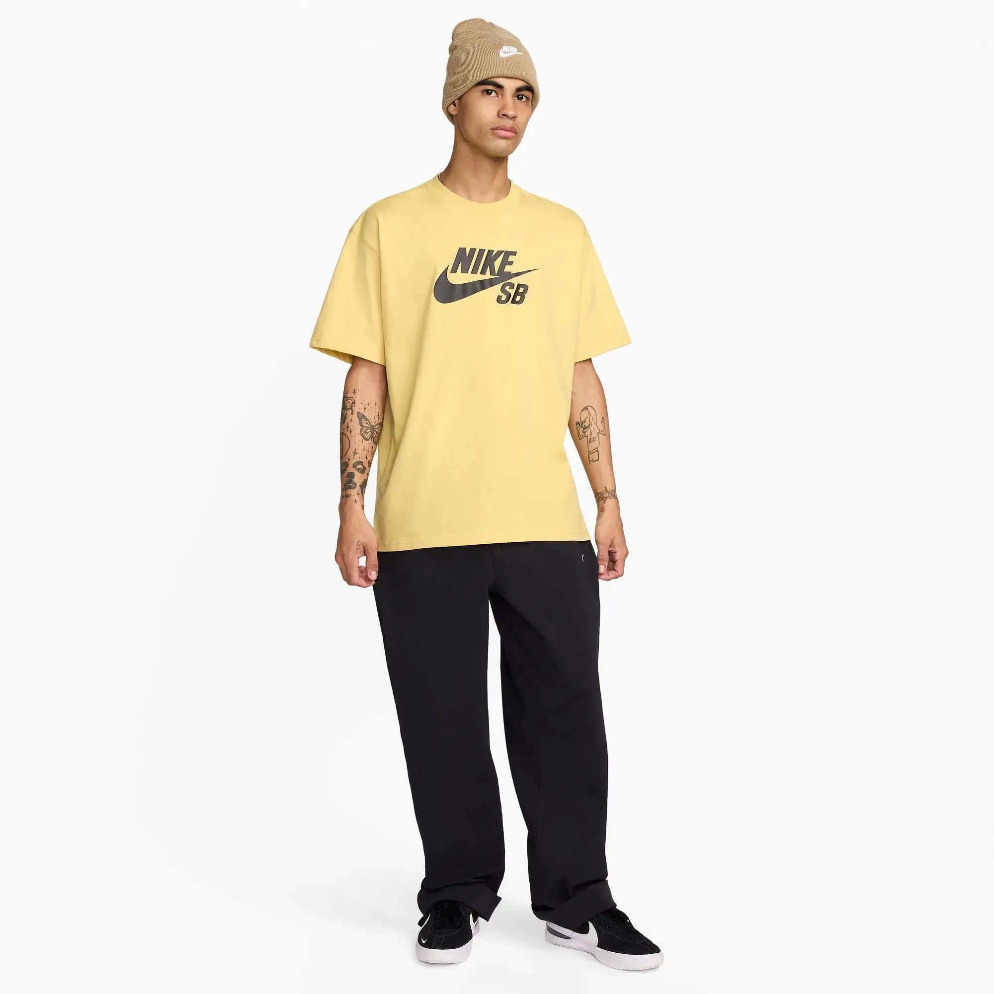 Nike SB Tee Logo HBR Saturn Gold