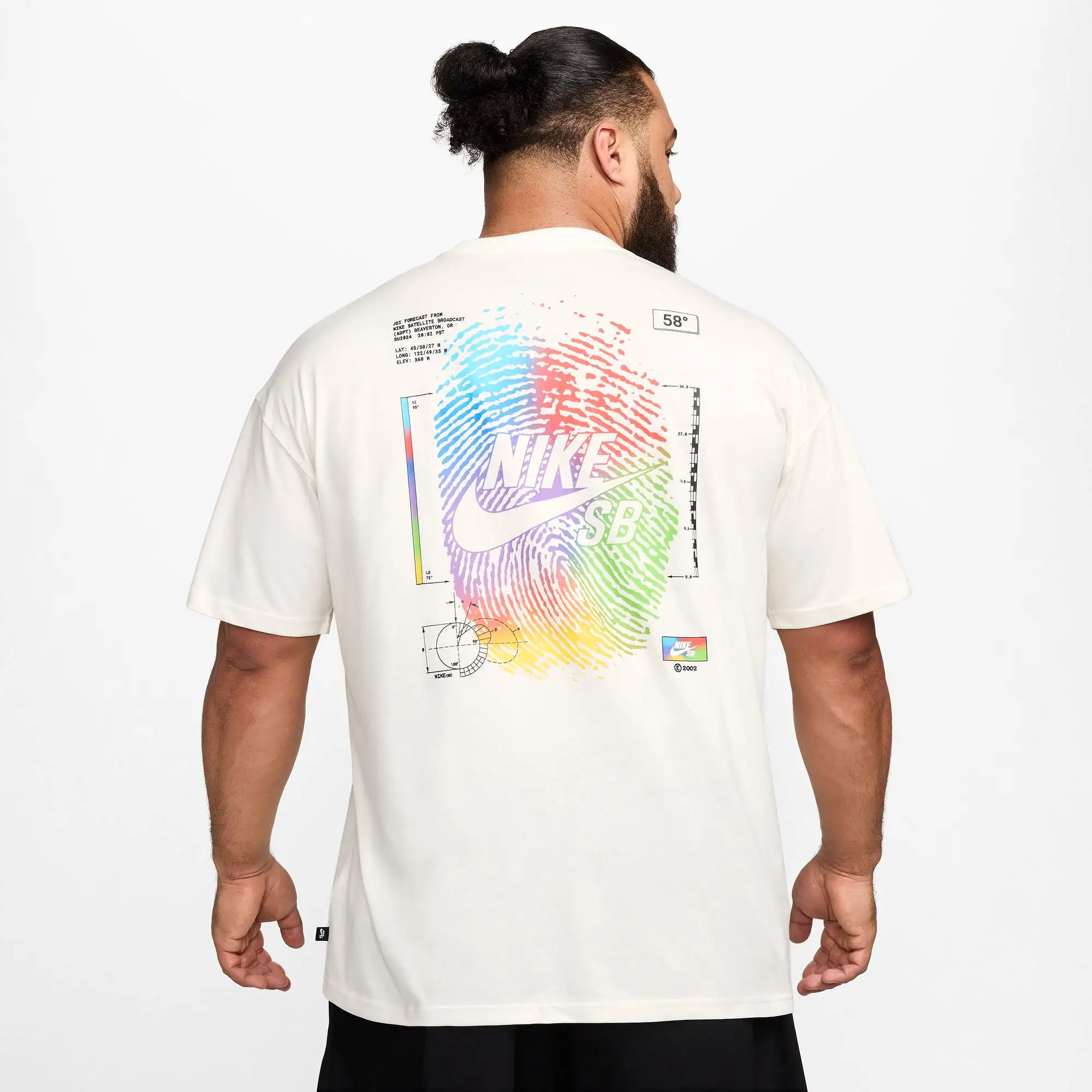 Nike SB Thumbprint Tee Sail White