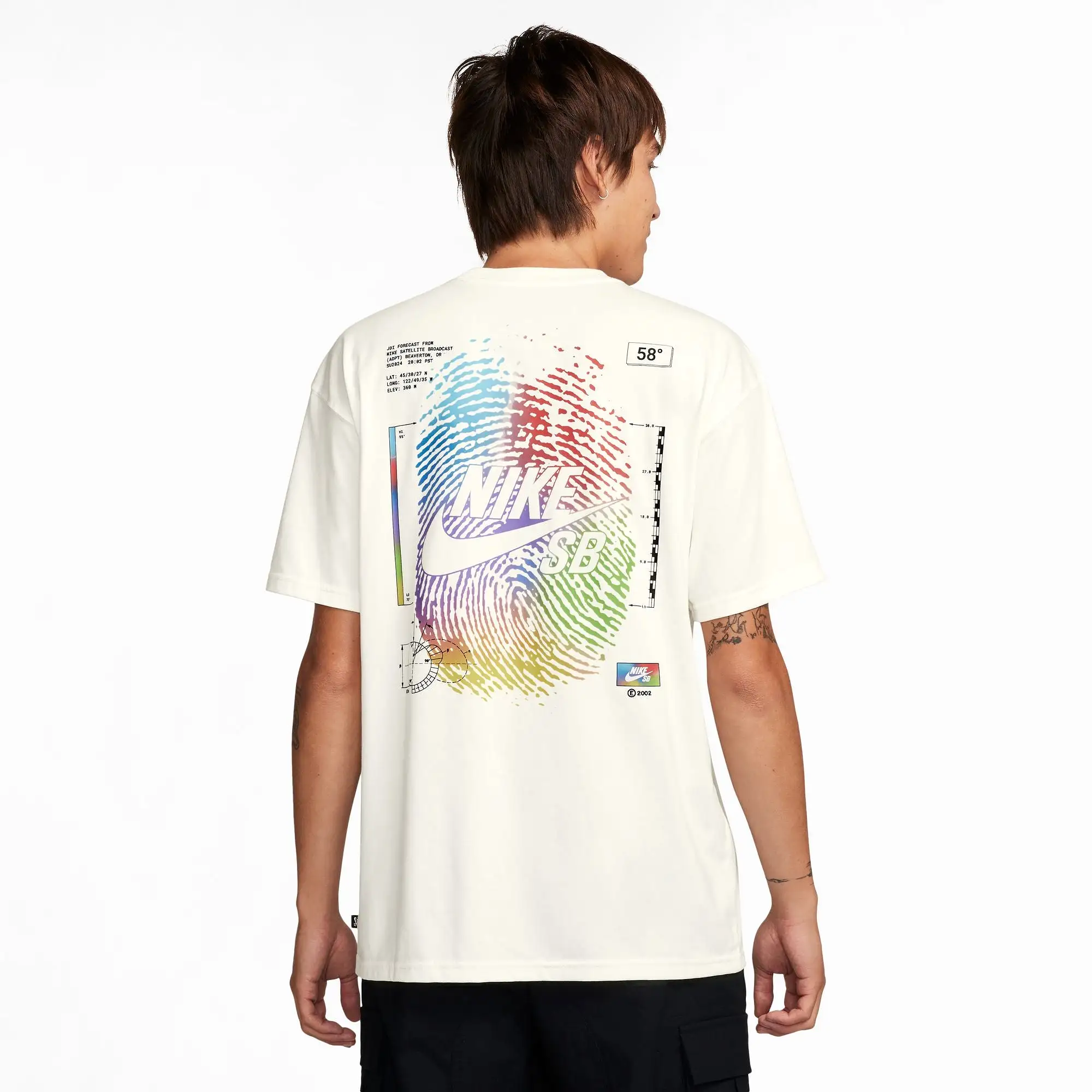 Nike SB Thumbprint Tee Sail White