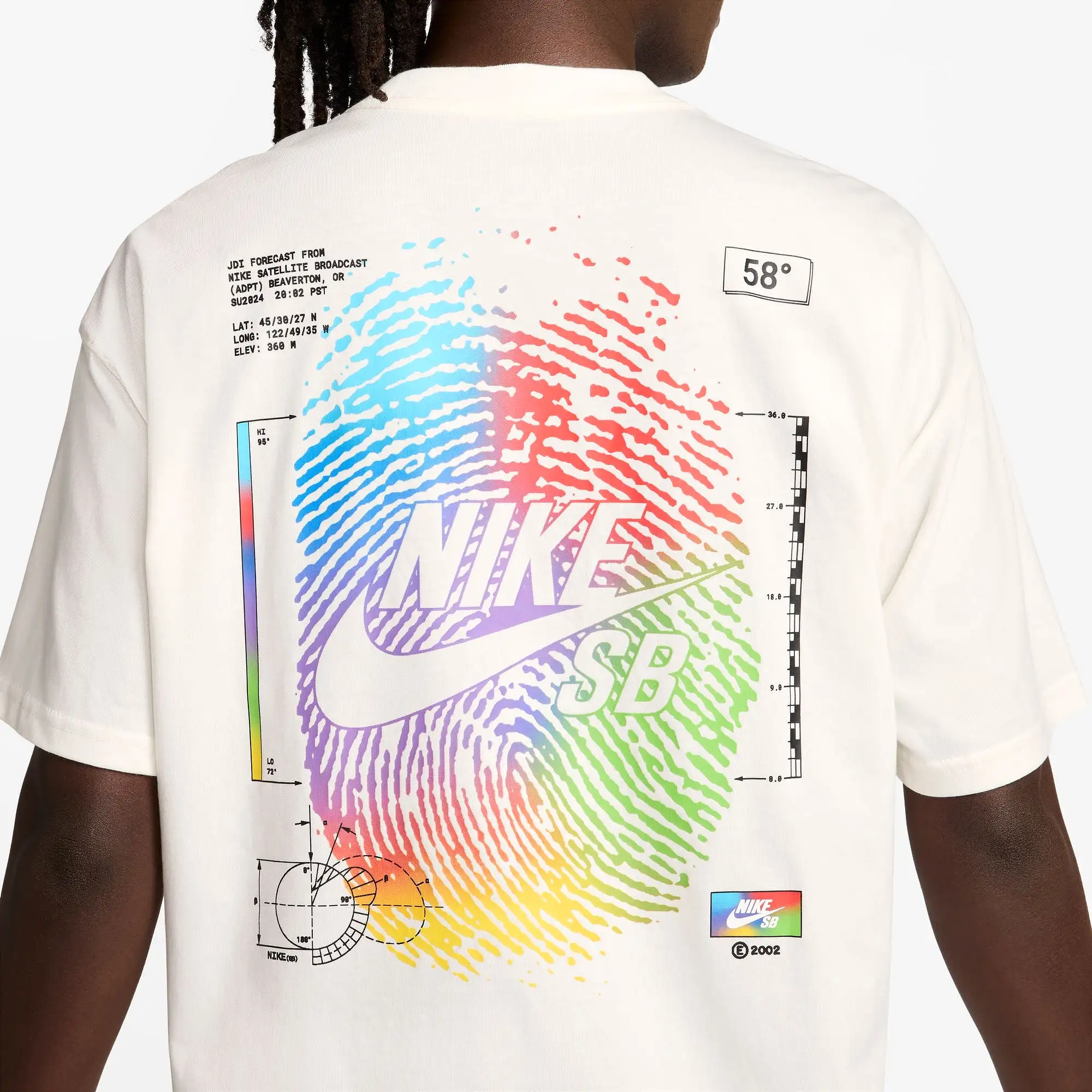 Nike SB Thumbprint Tee Sail White