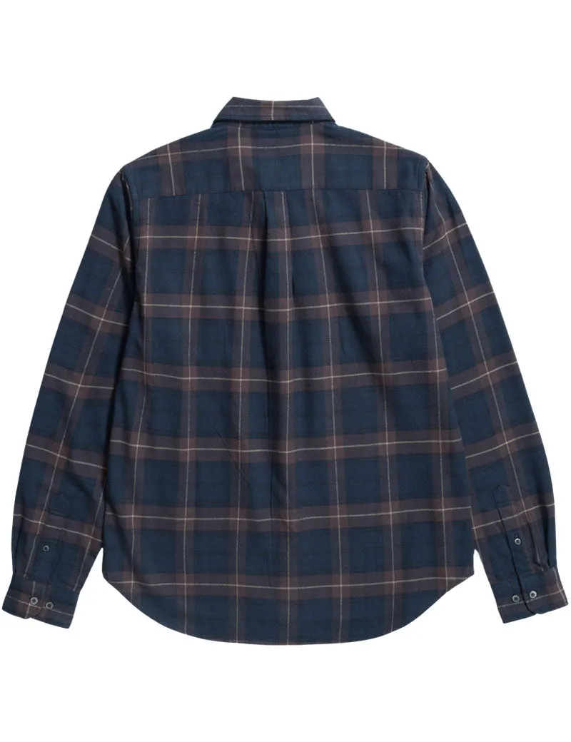 Norse Projects Osvald Flannel Check Shirt Wine Red