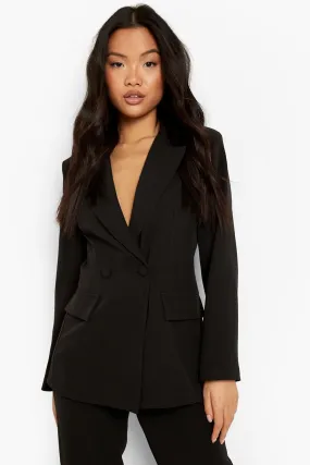 Petite Fitted Pocket Detail Blazer