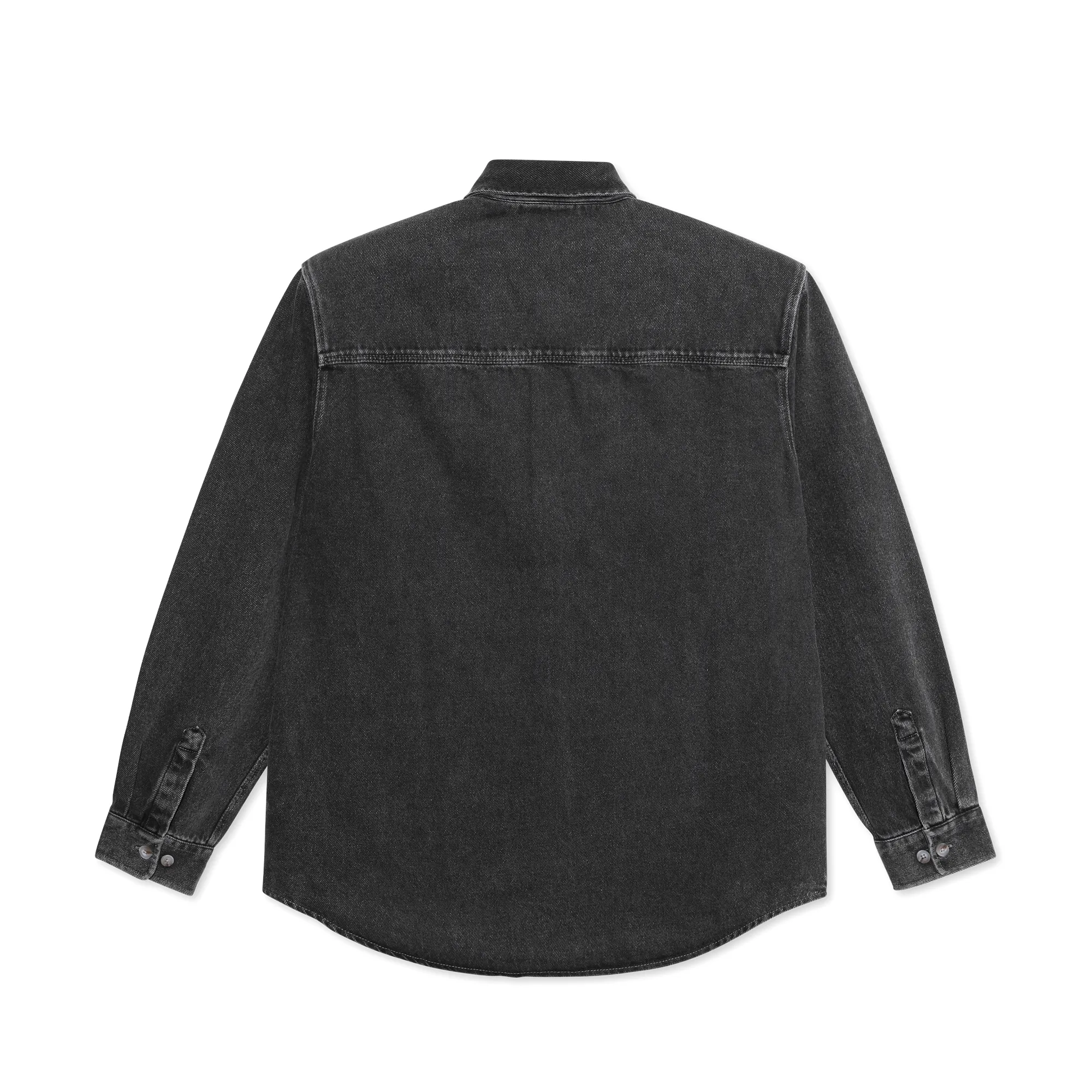 Polar Mitchell LS Shirt Denim Silver Black