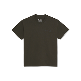 Polar Stroke Logo Dirty Tee Black