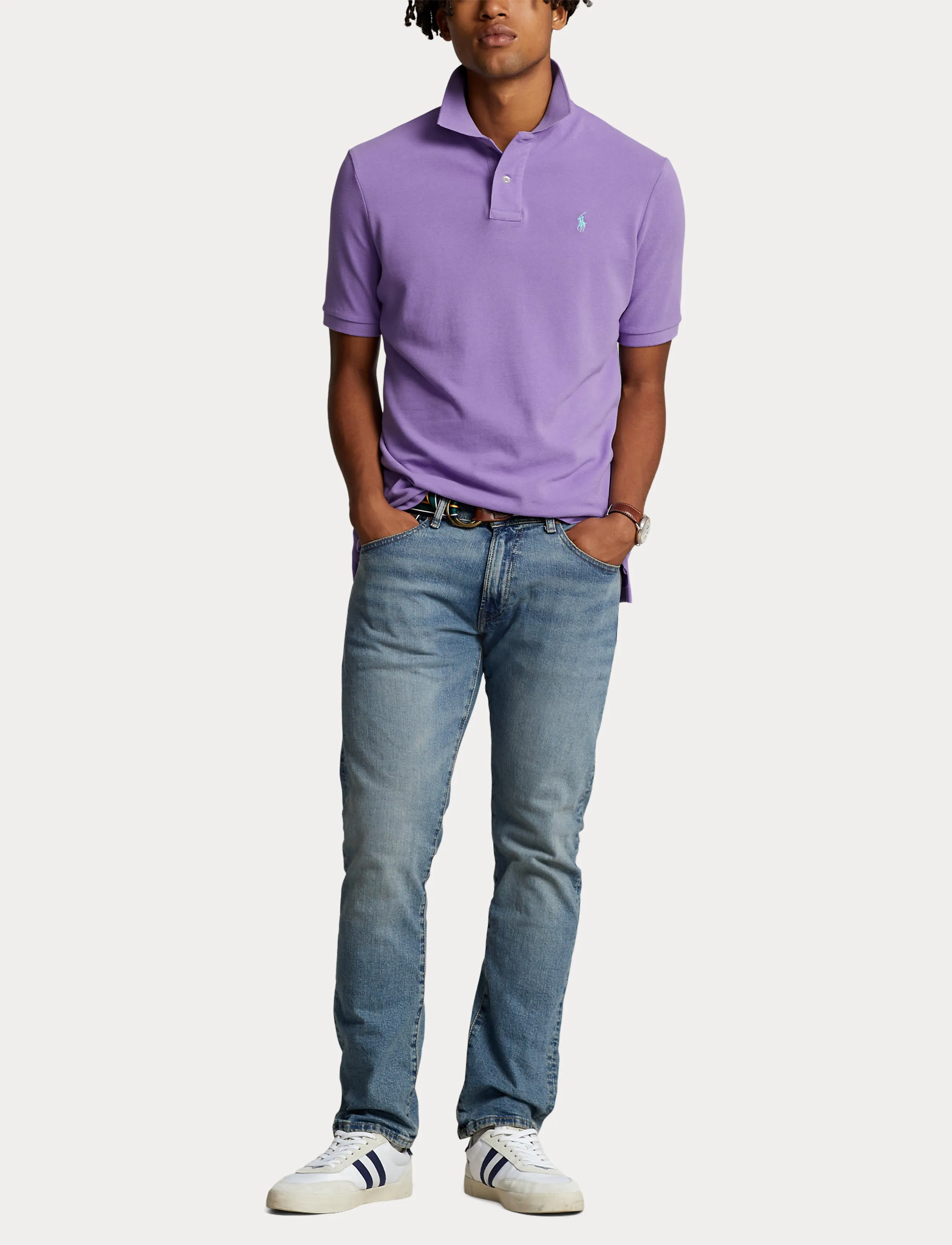 Polo Ralph Lauren SS Basic Polo Hamp. Purple