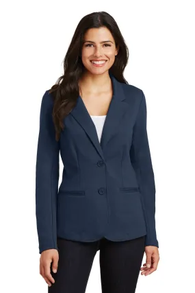 Port Authority Ladies Knit Blazer LM2000 Deep Navy