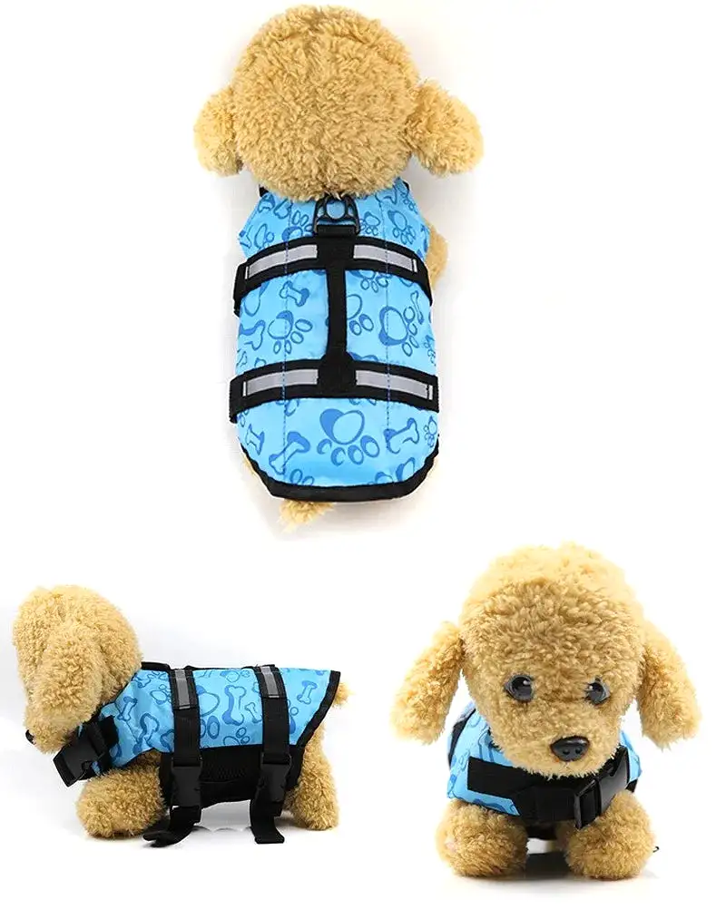 Puppy Rescue Swimming Wear Safety Clothes Vest Swimming Suit XS-XL Outdoor Pet Dog Float Doggy Life Jacket Vests