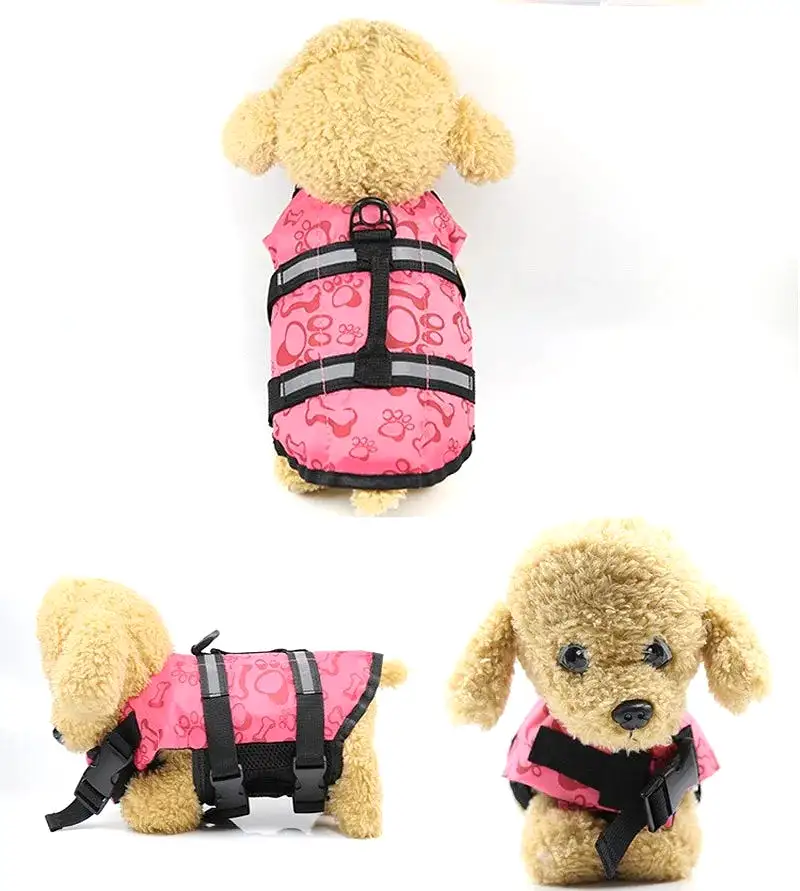 Puppy Rescue Swimming Wear Safety Clothes Vest Swimming Suit XS-XL Outdoor Pet Dog Float Doggy Life Jacket Vests