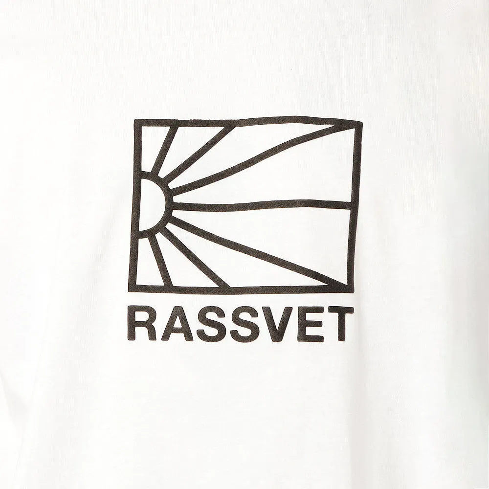 RASSVET BIG LOGO T-SHIRT KNIT // WHITE