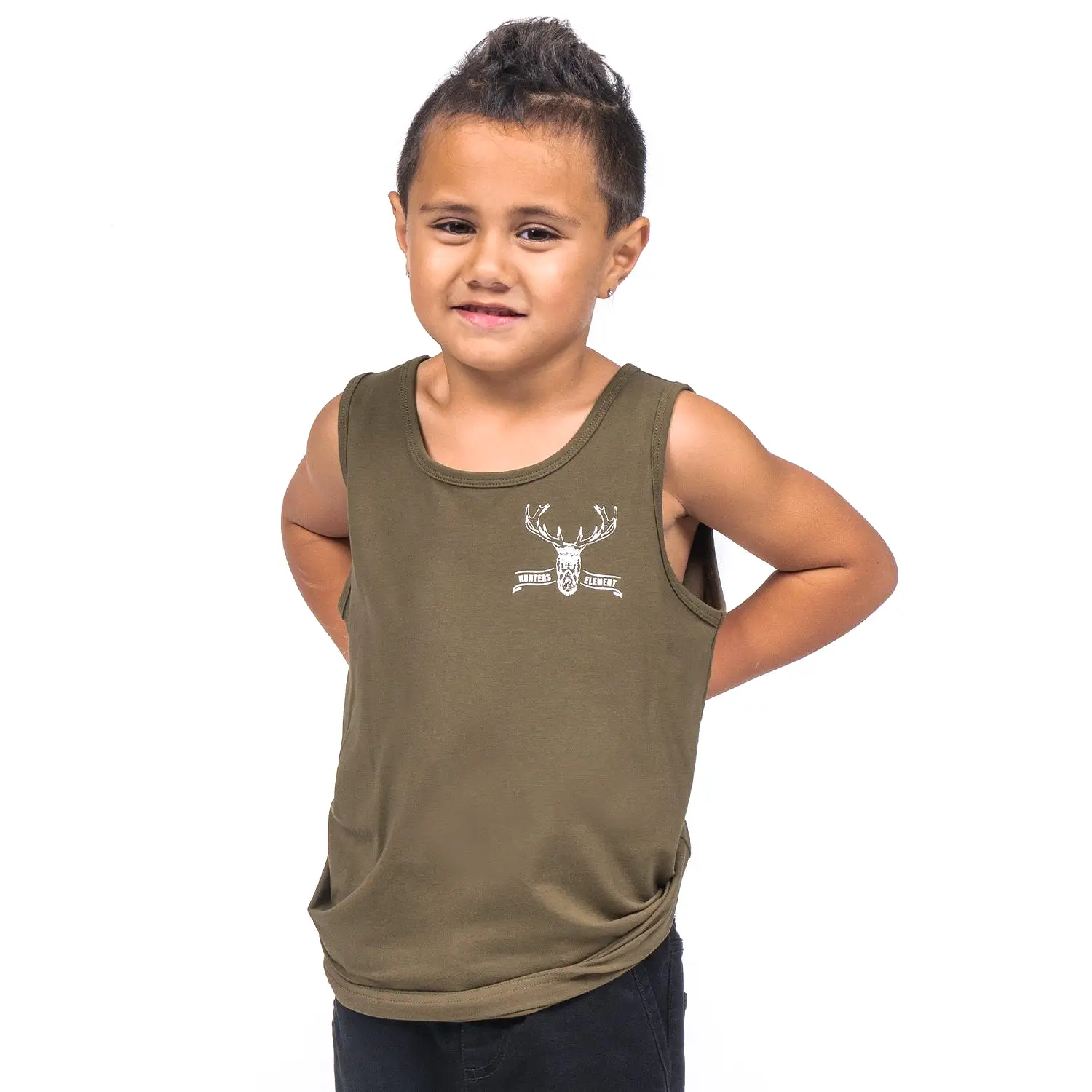 Red Stag Singlet Kids