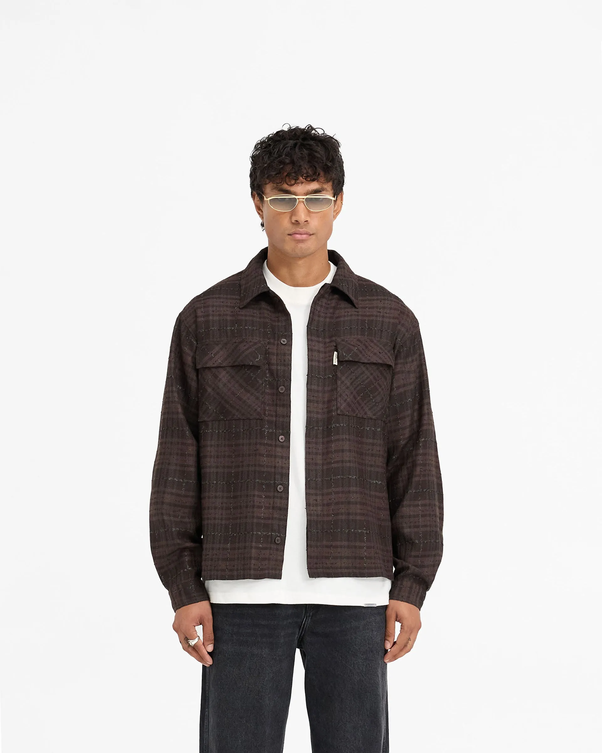 Rep Flannel Shirt - Coffee