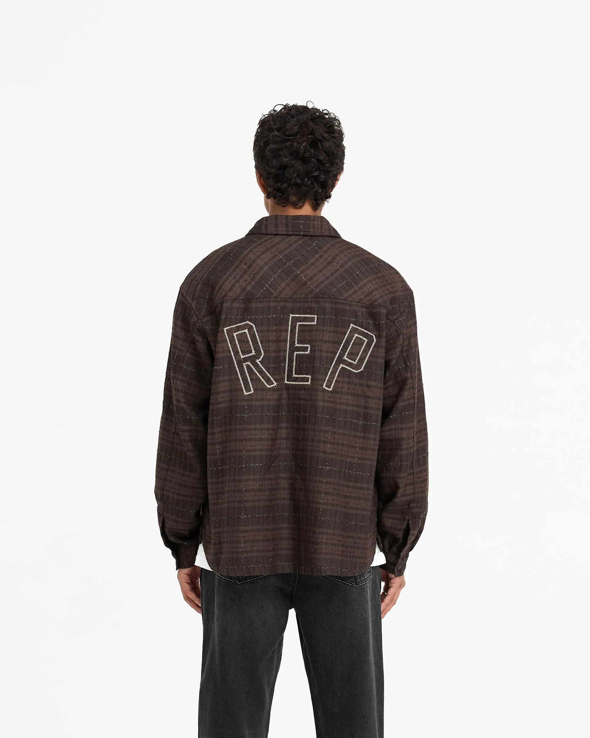 Rep Flannel Shirt - Coffee