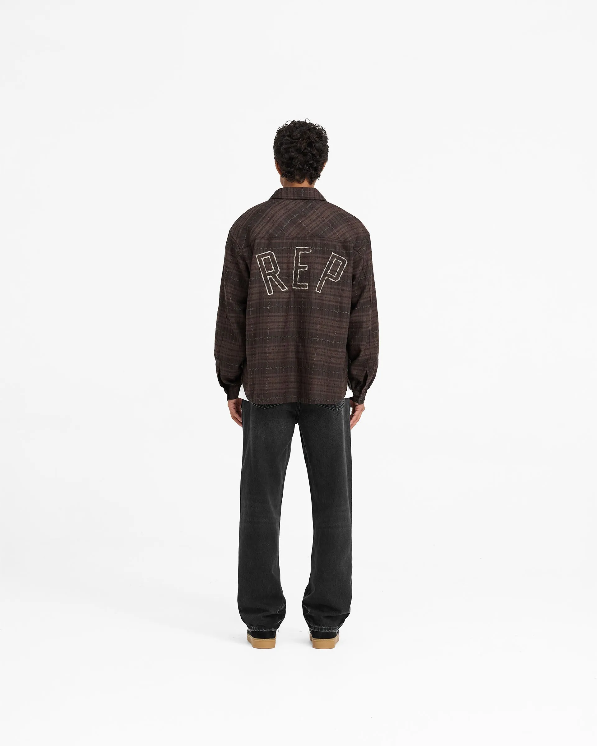 Rep Flannel Shirt - Coffee