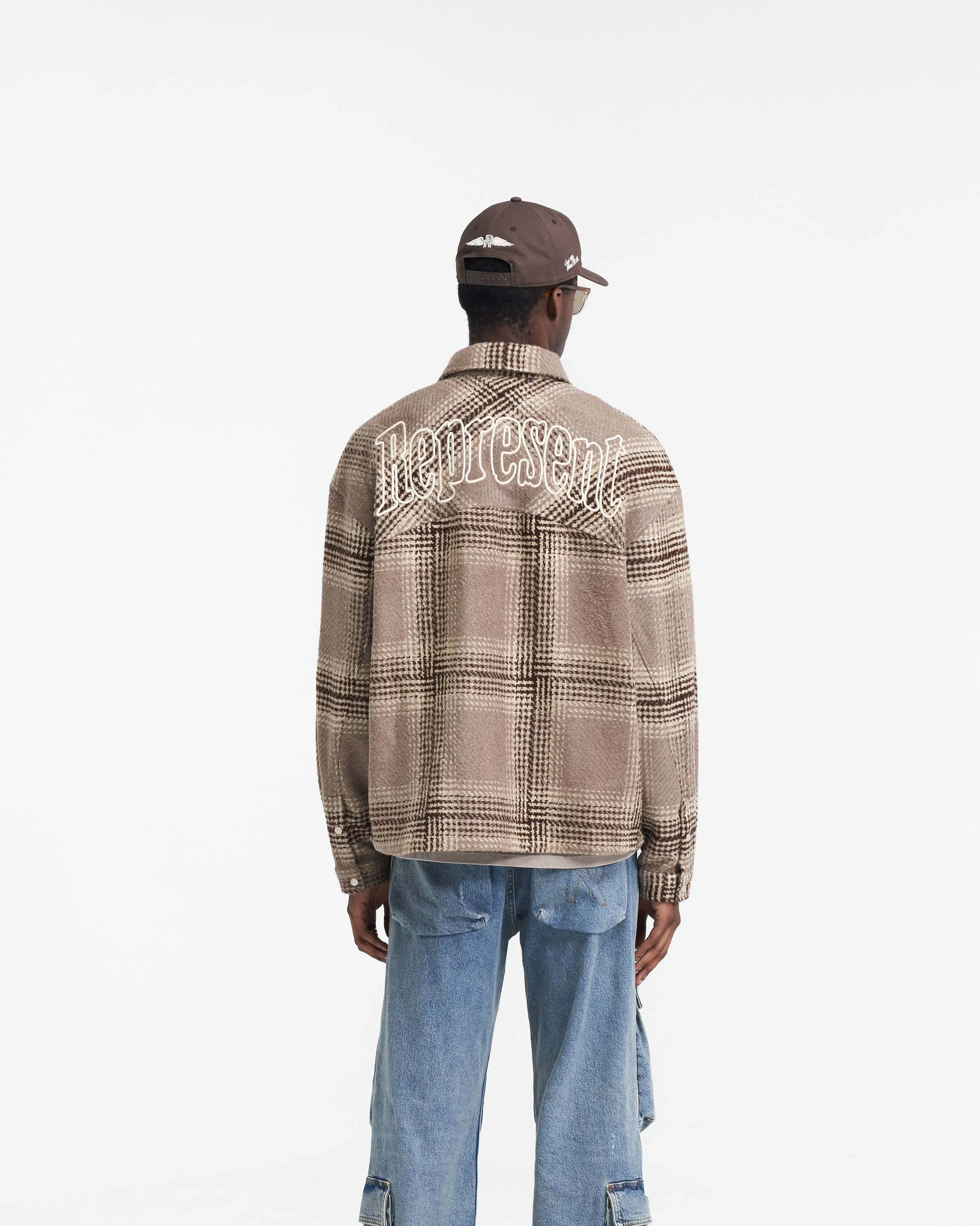 Represent Flannel Shirt - Brown Check