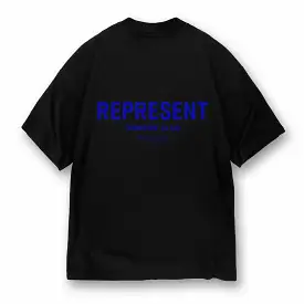 Represent Owners Club Logo Tee Black Cobalt