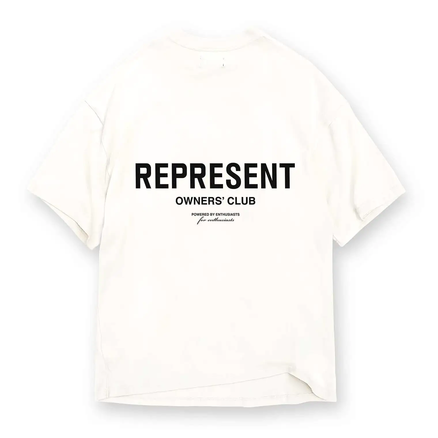 Represent Owners Club Logo Tee Flat White