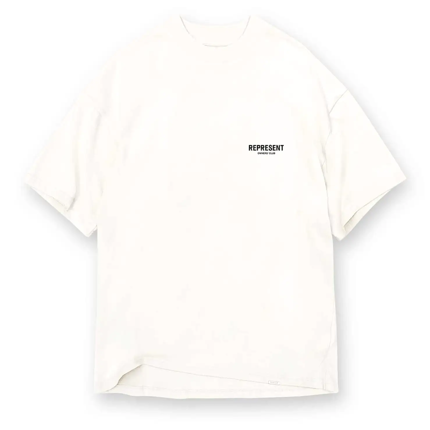 Represent Owners Club Logo Tee Flat White