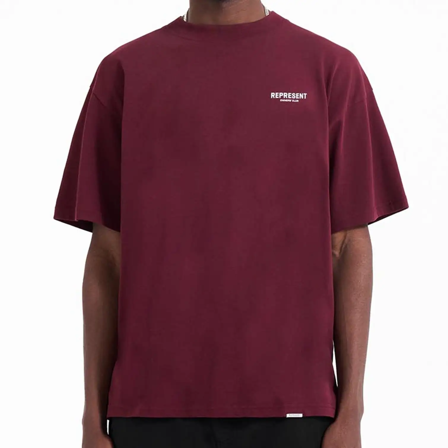 Represent Owners Club Logo Tee Maroon