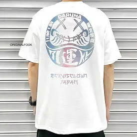 RICKYISCLOWN JAPAN  Lucky Daruma Laser Reflective Tee White [R11220810C-D7]