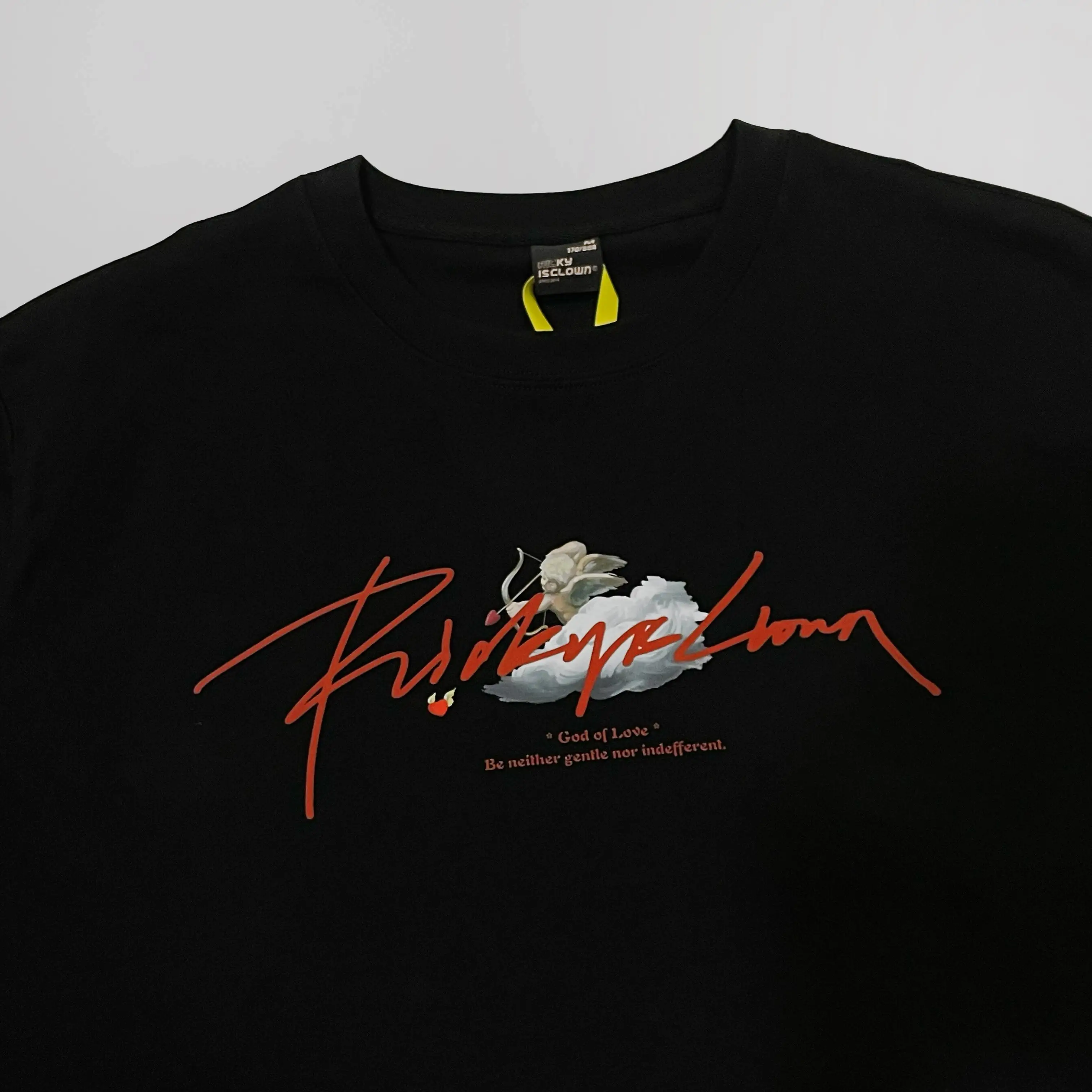 Rickyisclown [RIC] Fallen Angel Smiley Tee Black [R11220328i-J9]