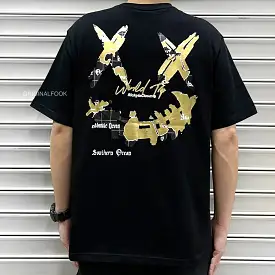 Rickyisclown [RIC] Map Smiley Tee Black Gold Foil [R7230213B-V8]