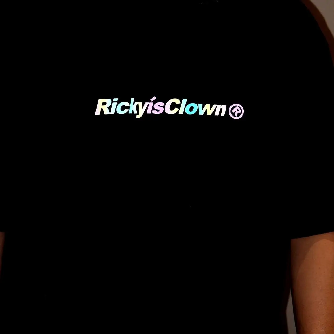 Rickyisclown [RIC] Signature Reflective Smiley Tee Black [R5220901C-I9]