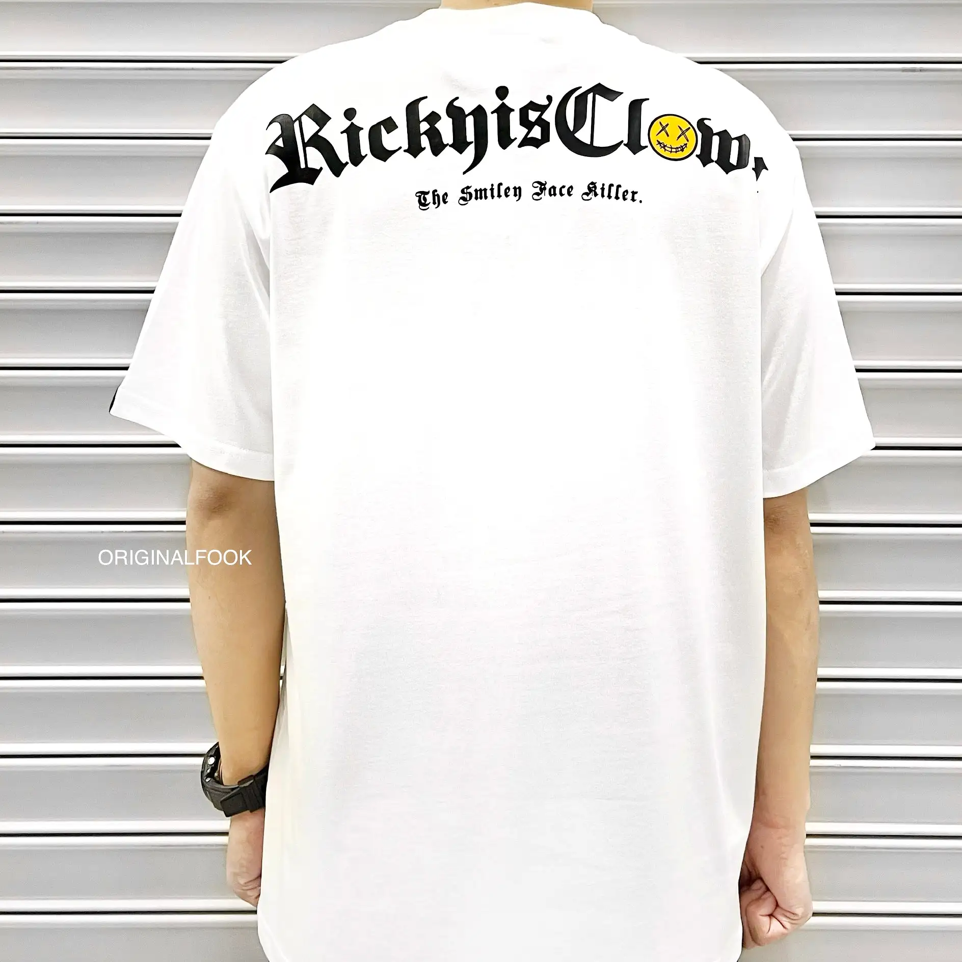 Rickyisclown [RIC] Smiley Face Tee White [R8210913d-N7]