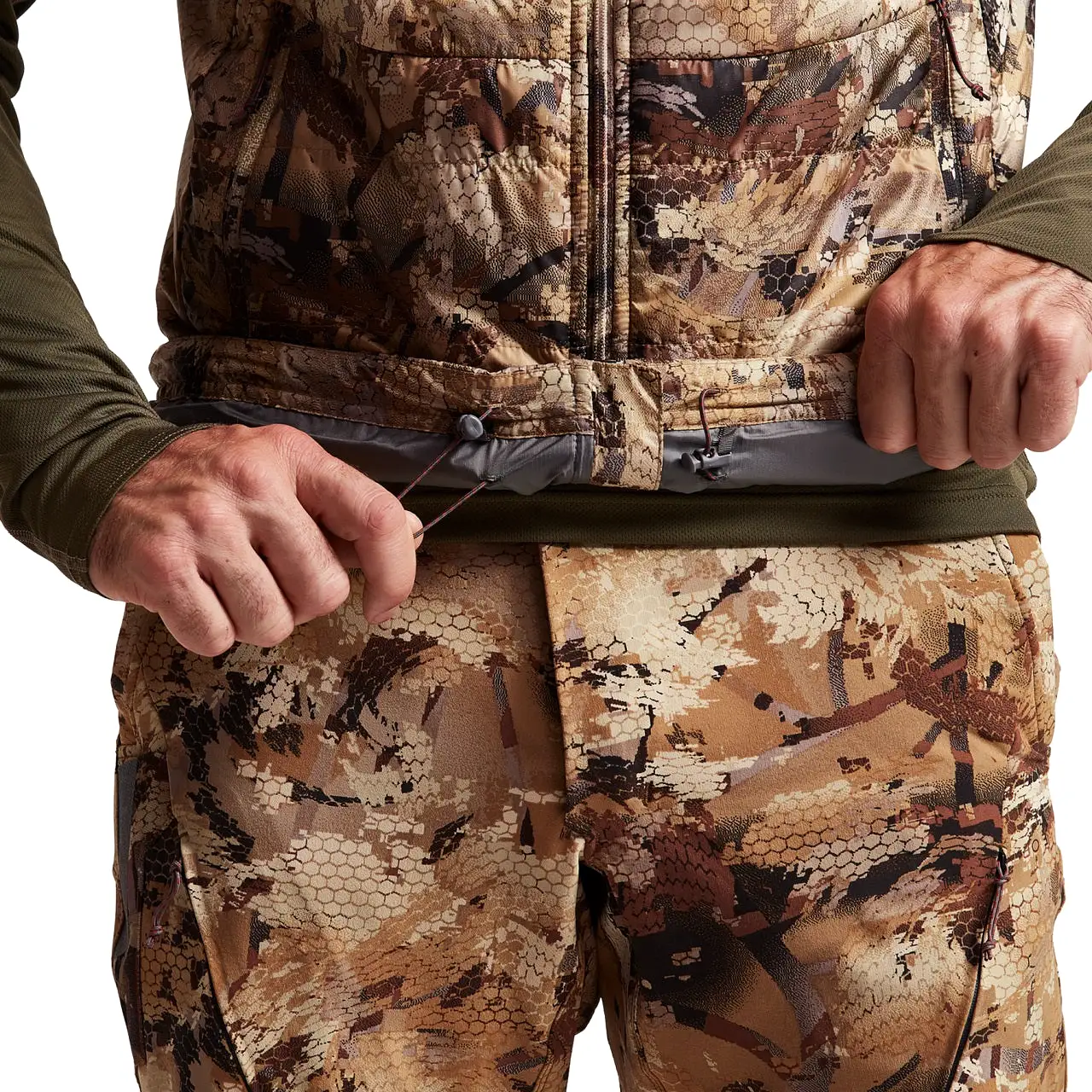 'Sitka' Men's Kelvin Aerolite Vest - Waterfowl : Optifade Waterfowl Marsh