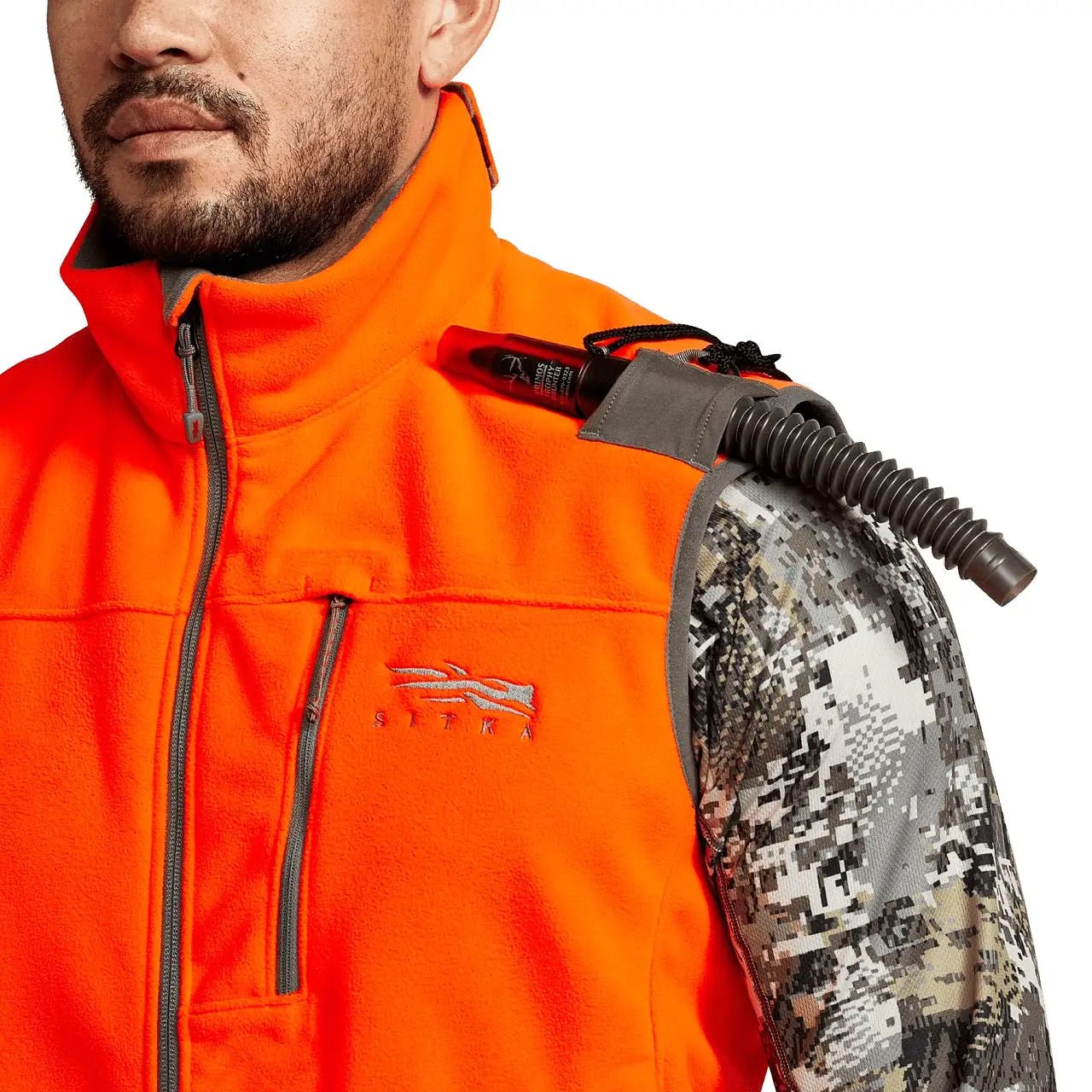 'Sitka' Men's Stratus Vest - Blaze Orange