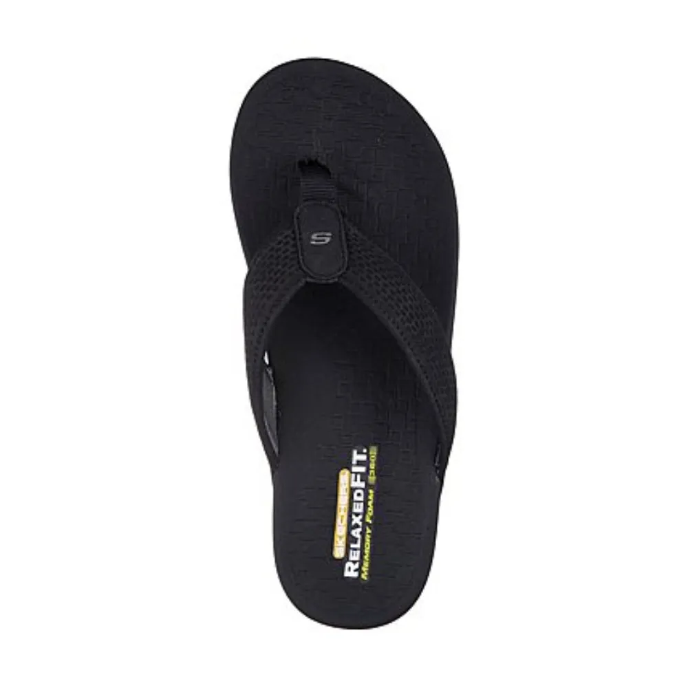 SKECHERS Men's Pelem-Emiro Slipper (Black)