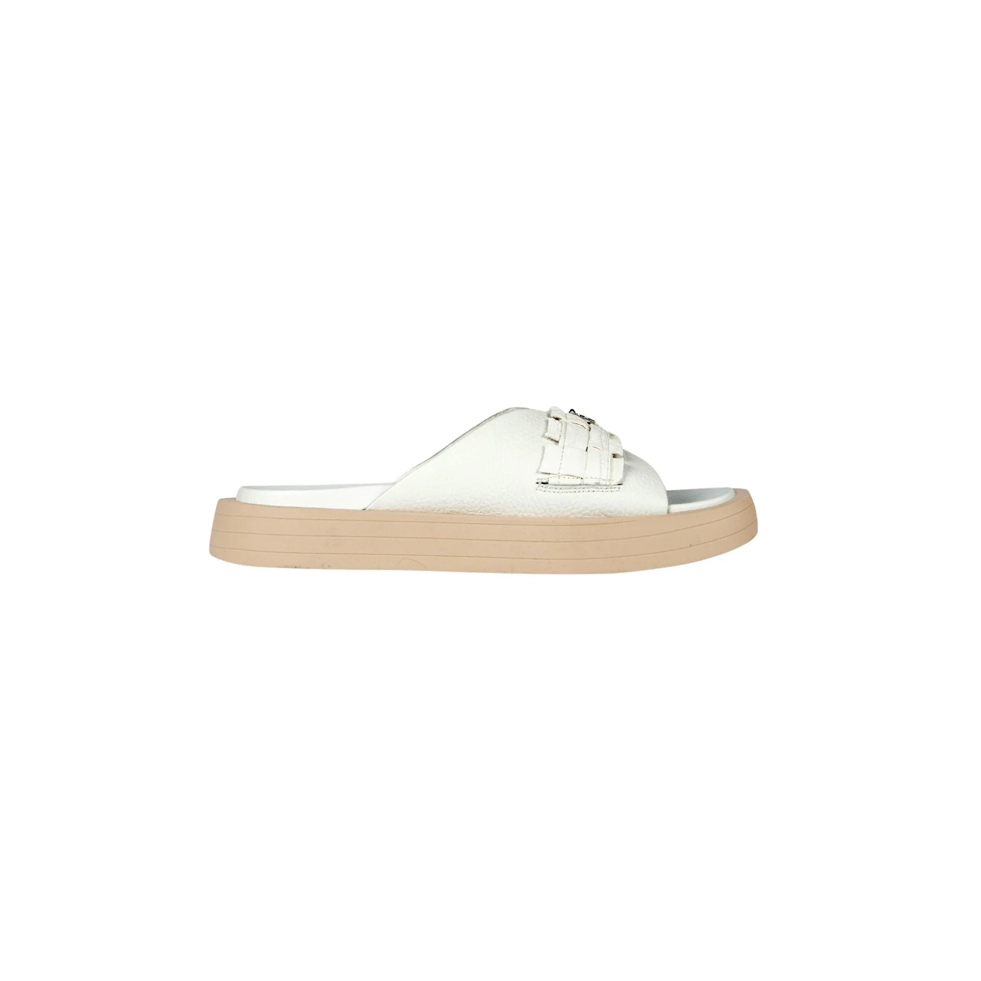 Slipper Intreccio Cesta White