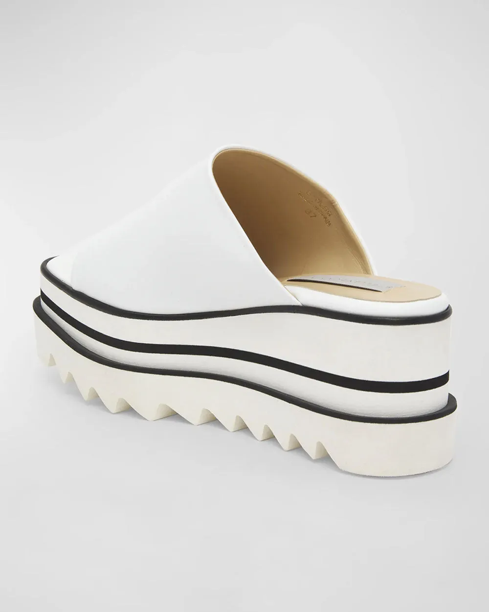 Sneakelyse Eco Alter Mat Platform Slide in White