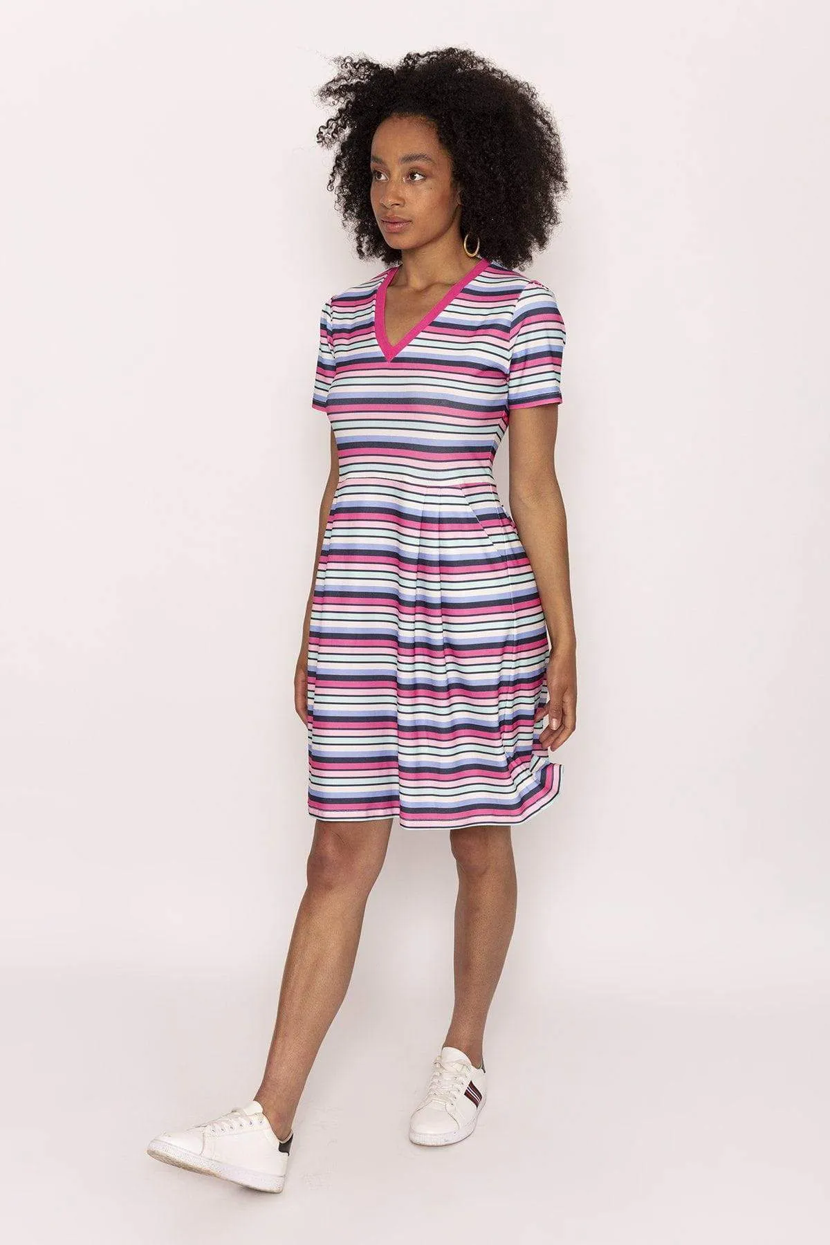 Stripe Jersey Dress