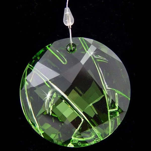 Swarovski Crystal SCS 2008 Bamboo Ornament Green Window Suncatcher #905542