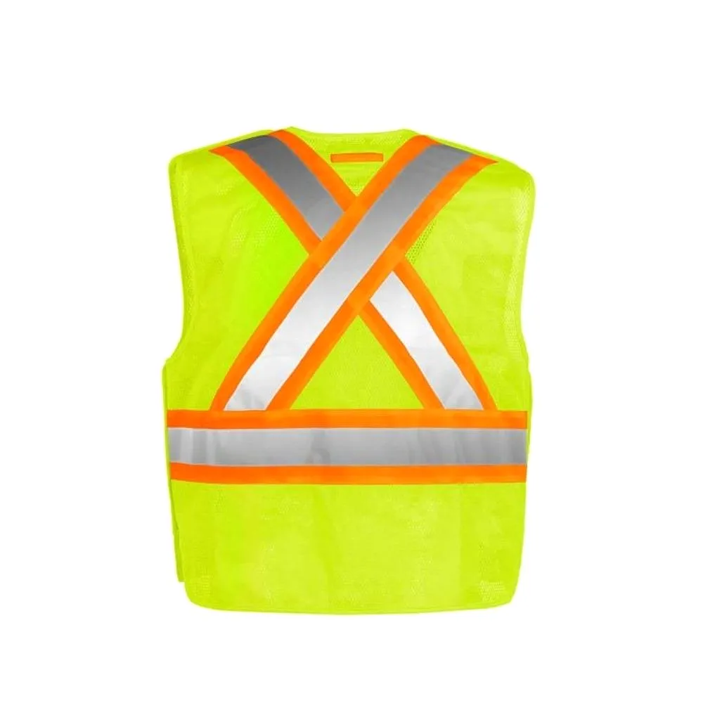 Terra Hi-Vis 5 Point Tear Away Vest - Yellow 116523YL