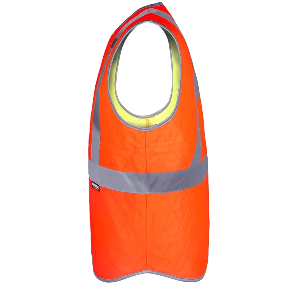 Terra Hi-Vis Cooling Vest with Zipper 116621 - Orange