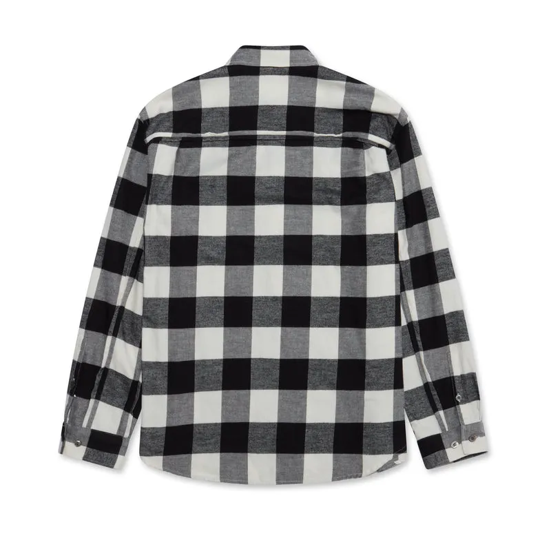 Undercover Flannel Shirt (Black/White)