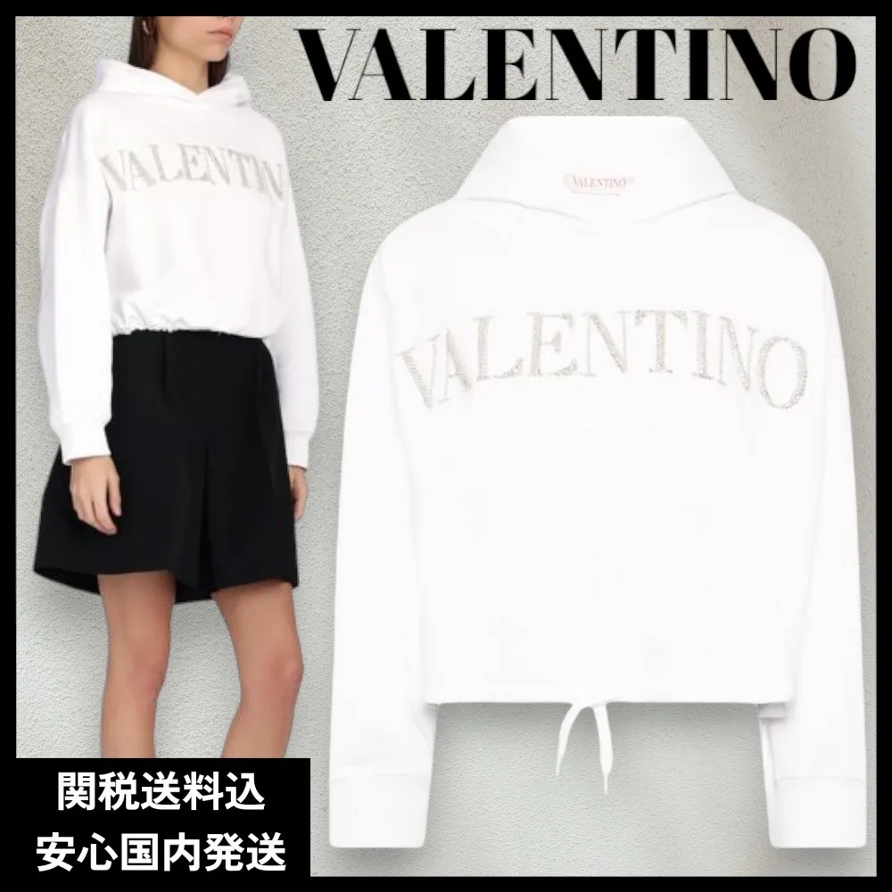 VALENTINO  |Embroidered Jersey Sweatshirt